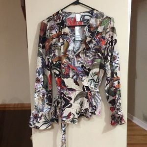 H&M Wrap Blouse